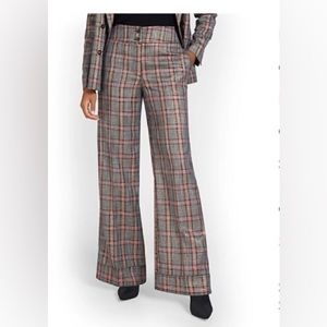 NWT! Plaid wide leg pants. Size 12.